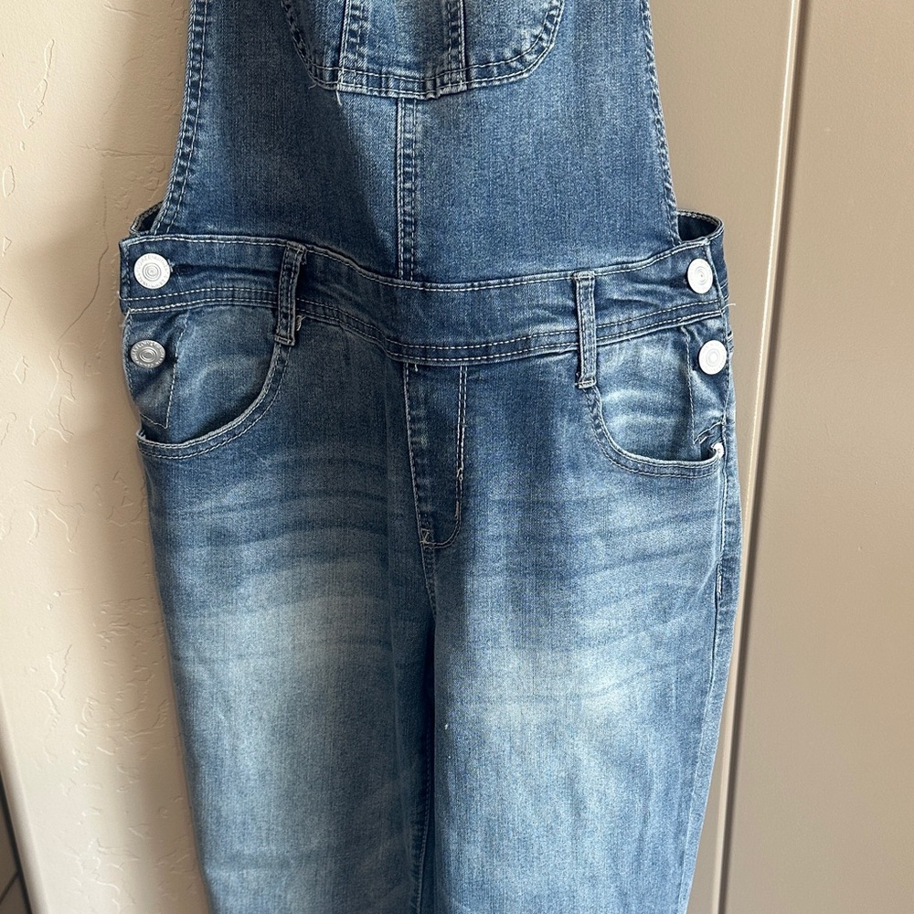 Wallflower Light Blue Women's Denim Overalls - Picture 2 of 6